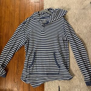 Striped Sweater Jacket Hoodie